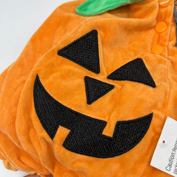 Infant and Toddler Pumpkin Halloween Costume Pullover Size 0-6 Months - Picture 13 of 16